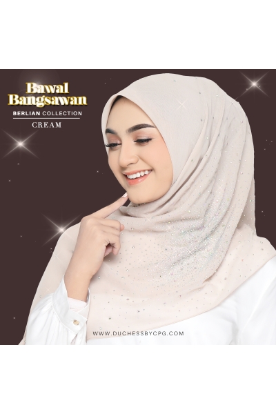 BAWAL BANGSAWAN LUXE BERLIAN - CREAM